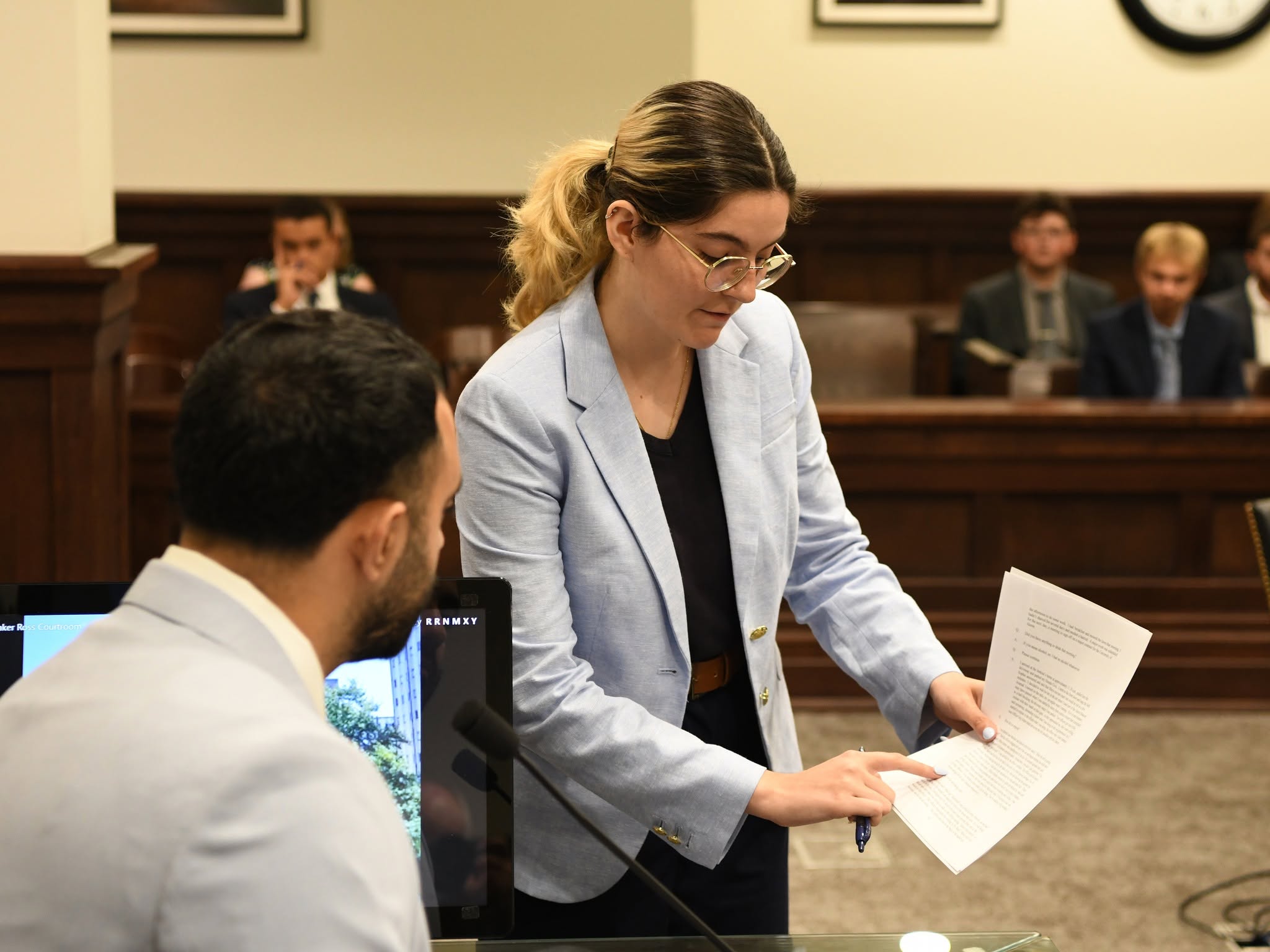 Summer Trial Academy Student Questioning Witness